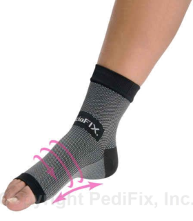 PediFix® FasciaFix® Plantar Fasciitis Relief Sleeve - Black, S